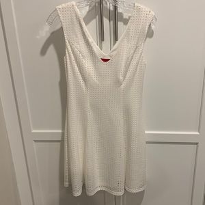 White dress from RED (Saks Fifth Avenue). Size medium, worn once